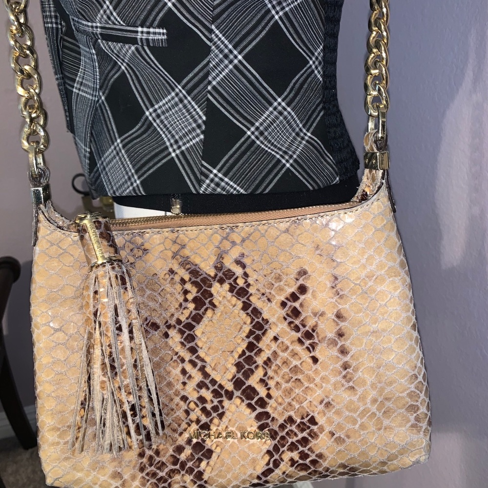 Michael Kors Python Crossbody Bag - image 1